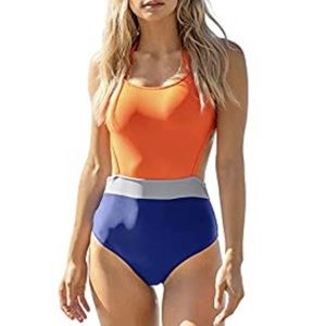 Backless One Piece Bathing Suit